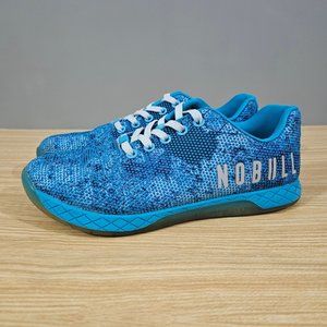 NOBULL Sneaker Ence Artwork Trainer 1st Gen Womens Athletic Blue Size 8.5 Shoe